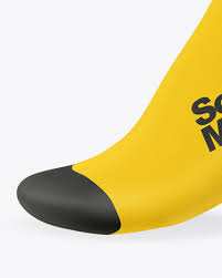 Download Long Socks Mockup In Apparel Mockups On Yellow Images Object Mockups