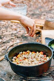 Dutch Oven Apple Cobbler Fresh Off The Grid Dutch Oven Camping Dutch Oven Camping Recipes Campfire Food