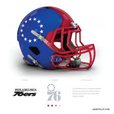 Join facebook to connect with cool sixers and others you may know. Here S A Sixers Inspired Nfl Helmet