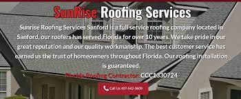 Maybe you would like to learn more about one of these? Roof Installation Sanford Sunrise Roofing Services 407 542 3609