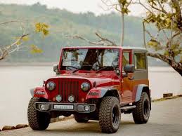 Mahindra Thar Disguised As A Jeep Wrangler Drivespark News