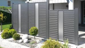 Brix Sichtschutz Felder Als Alu Passend Zu Vielen Brix Modellen Brix Sichtschutz Aus Aluminium Gartengesta Garden Dividers Fence Design Garden Fence Panels