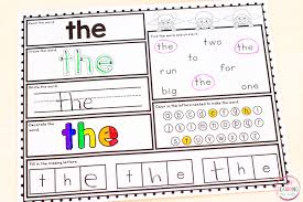 By way of example, a winter month may have a snow scene and the summer months might feature outdoor pursuits like a picnic. Free Printable Pre K Sight Word Worksheets