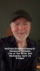 I will be live with my good friend Matt Schofield at the Bitter End