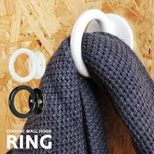 ウォールフックフック壁掛けウォールハンガー洋服掛け壁陶器伊万里焼陶製丸型タオルハンガーリング壁掛けフックおしゃれシンプルタオル掛けタオルホルダータオルリングストール掛けマフラー掛けタオルハンガーmercros2899ceramicwallhookring 壁掛け フック インテリア