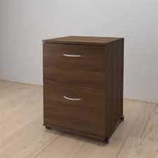 Platinum painted steel surface is nonporous and easy to clean and disinfect. Nexera Essentials 2 Drawer Mobile Filing Cabinet Walnut The Home Depot Canada