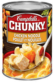 Plus, i don't usually keep onion powder on hand, so i use a seasoning blend i used chicken broth instead of water and i cut the chicken into large chunks and mixed it into the soup mixture rather than laying whole breasts. Campbell S Chunky Chicken Noodle 540 Ml Campbell Company Of Canada