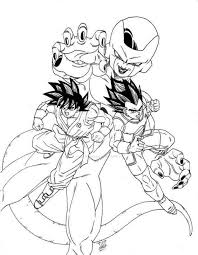 Coloring pages are a fun way for kids of all ages to develop creativity, focus, motor skills and color recognition. Goku Vs Frieza Coloring Pages Coloring And Drawing