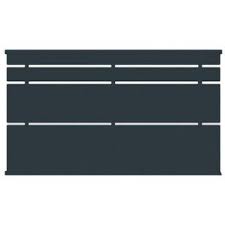 Cloture Acier Himalia Appret Gris A Peindre H 85 X L 150 Cm Leroy Merlin Cloture Acier Cloture Facade Bois