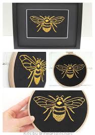 September 3, 2018 by admin. Bee Embroidery Pattern Digital Download