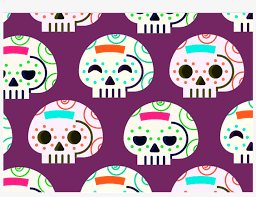 Printable dia de los muertos skull. Sugar Skull Pattern Png Image Transparent Png Free Download On Seekpng