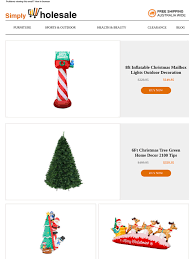 Check spelling or type a new query. Simply Wholesale 8ft Inflatable Christmas Mailbox Lights Outdoor Decoration 149 95 6ft Christmas Tree Green Home Decor 2100 Tips 329 95 Milled