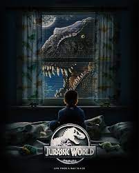 The exhibition in dallas opens this friday! Jurassic World 3 There S A Dinosaur In Our Backyard Movie Poster I Made Jurassicpark