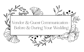 I sent a list of vendors to my parents, who called or visited each and every one in. Wedding Guest Communication During Covid 19 Seattle Wedding Planner