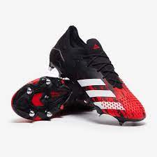 Predator mutator 20.1 low firm ground boots. Adidas Predator Mutator 20 1 Low Sg Schwarz Weiss Active Rot Herren Fussballschuhe Weicher Boden Pro Direct Soccer