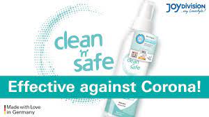 Clean N Safe 200 Ml Toy Cleaner Nettoie Et Desinfecte En Toute Securite Tous Les Lovetoys I Joydivision