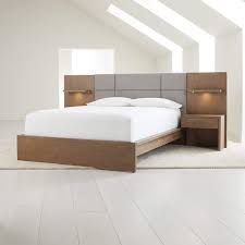 If you need a touch of sophistication in the details of your. Atlas King Bed With Panel Nightstands Reviews Crate And Barrel