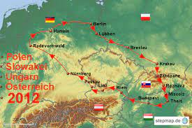 Ozeane und meere der erde. Stepmap Polen Slowakei Ungarn Osterreich Landkarte Fur Deutschland