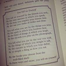 You Tell On Yourself You Poem Wise Words My Love