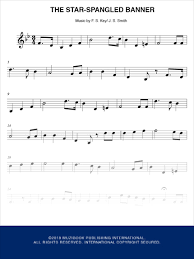 Free, printable sheet music for the star spangled banner, the united states national anthem, arranged specifically for the clarinet. The Star Spangled Banner Trumpet Francis Scott Key Ean13 3700681112869 Sheet Music Place