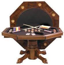 The Level Best 54 8 Player Poker Table With Chairs Wayfair Bumper Pool Table Table Games Bumper Pool