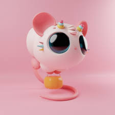 Artstation Topino Puffy Puffpuff 3d Artwork Japanese Toys Art Toy
