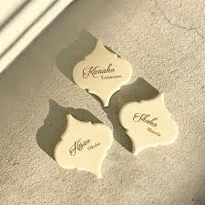 モロッカンネームプレート とても暖かいお色味の モロッカンネームプレート 文字のカラー変更で承りました 文字のお色一つでパッと雰囲気も変わるので すごくおすすめになります 気になる方は是非ご連絡くださいね モロッカンネー masuda sugar