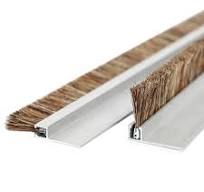 Customized Horse/Sisal Hair Bristle Strip Brush with Aluminum Frame Base  for Industrial