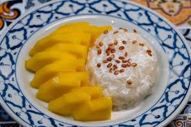 Kao Niew Mamuang Mangue Et Riz Gluant Tradicuisine