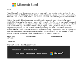 Microsoft Band 2 Refund Microsoft Community