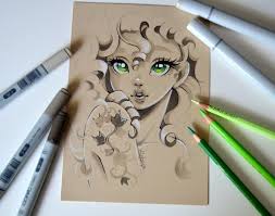 12 essential lessons for copic marker users. Lighane S Artblog Forgotten Flowers Portrait Series Copic Marker