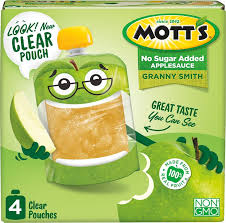 *the % daily value (dv) tells you how much a nutrient in a serving of food contributes to a daily diet. Mott S No Sugar Added Applesauce Granny Smith 3 2oz 4 Pack Clear Pouches Box Motts Applesauce Applesauce Motts