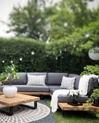 Salon De Jardin Gris Et Bois Clair Mykonos Gartenmobel Sets Gartensofa Outdoor Sofa Sets