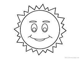 These preschool coloring worksheets and printables will provide hours of amusement. Spring Sun Printable Coloring Pages Sun Template For Kids Az Coloring Pages Sun Coloring Pages Sun Template Printable Coloring Sheets