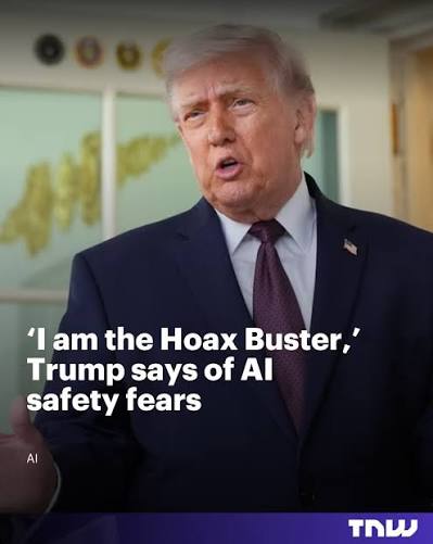 57% of Americans dislike how Trump handles AI. 23% approve. The president  called fears about the technology a hoax on Monday. He wrote five posts,  and named the chief executive of Anthropic.