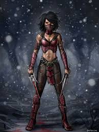 Mileena appeared first in mortal kombat ii, a clone of kitana, and is a vicious and evil (and clearly demonic) perversion of the her. Mileena Carnivora Mortal Kombat Characters Mortal Kombat Art Mortal Kombat X