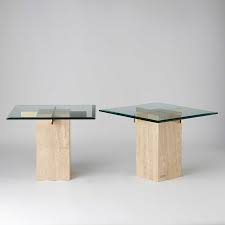 You can find over 200 glass coffee tables here, then buy online or at the store. Pair Of Vintage Artedi Travertine Glass And Brass Side Tables Au Bespoke Brass Side Table Table Side Table