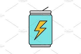 Energy Drink Can Color Icon Energy Drink Can Best Energy Drink Best Mixed Drinks