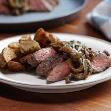 Flank Steak With Mustardy Onions And Rosemary Recipe By Tasty Recipe In 2020 Rosemary Recipes Beef Recipes Flank Steak