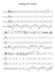 Nothing else matters audio preview. Apocalyptica Nothing Else Matters Sheet Music For Cello Download Free In Pdf Or Midi In 2021 Piano Tutorials Nothing Else Matters Sheet Music