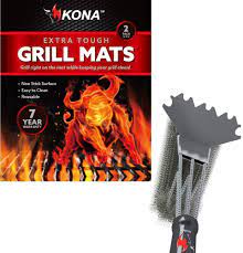 View kona's stock price, price target, earnings kona grill stock forecast, price & news. Amazon Com Kona Grill Mat Grill Brush With Scraper Bbq Accessories Gift Bundle Garden Outdoor