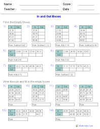 Quiz worksheet multiplication input output tables study worksheets titles fun math college algebra calculator additional resources graders repeated addition. Function Table Worksheets Function Table In And Out Boxes Worksheets