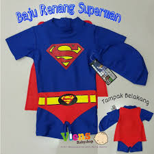 Cek harga baju renang anak secara online di indonesia | temukan berbagai kupon & diskonnya sekarang! Baju Renang Superman Viens Baby Shop Toko Perlengkapan Bayi 100 Murah