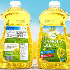 Create A Label For Our Canola Oil Product Of Canada By Kirving Food Labels Packaging Labels Design Canola Oil