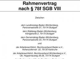 Worauf ist beim vertrag und bei der zwischenmiete zu achten? Rahmenvertrag Sgb Viii Paritatischer Wohlfahrtsverband Baden Wurttemberg