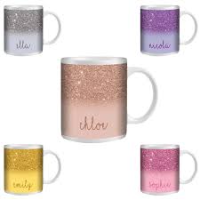 Ceramic coffee mugs personalized and printed with your custom design. Personalised Custom Printed Glitter Effect Tea Coffee Mug Cup Gift Name Text Drop Shipping Mugs Aliexpress