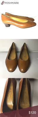 Bruno Magli Brown Dress Shoes Small Heel Like New Never Worn