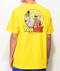The game contains many elements from dragon ball online and dragon ball heroes. Primitive X Dragon Ball Z Circle Yellow T Shirt Zumiez