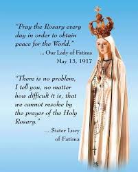 Following our lady of fatima's six apparitions in 1917, she again appeared to sister lucia on december 10, 1925. Our Lady Of Fatima Praying The Rosary Lady Of Fatima Rosary