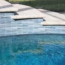 Brick 1 X 4 Glass Brick Joint Mosaic Wall Floor Tile Pool Tile Designs Waterline Pool Tile Glass Pool